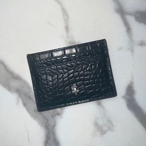 FAUX LEATHER CARDHOLDER